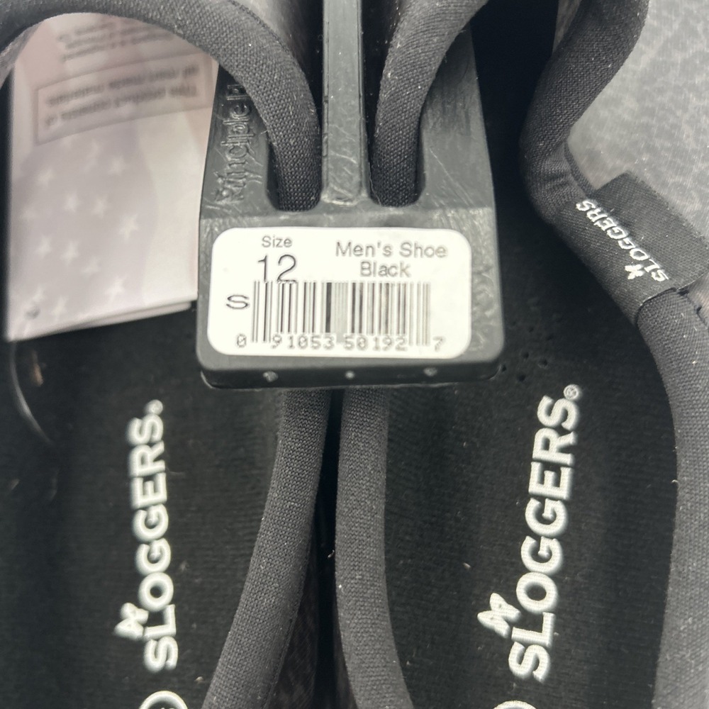 Sloggers Waterproof Work Shoe Men's Size 12 Slip On Garden Rain Black New No Box - Picture 9 of 9